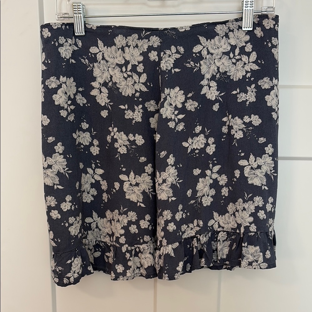 Kohl’s | SO - Floral Print Ruffle Mini Skirt